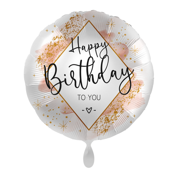 1 Balloon - Birthday Smooth Watercolor - ENG